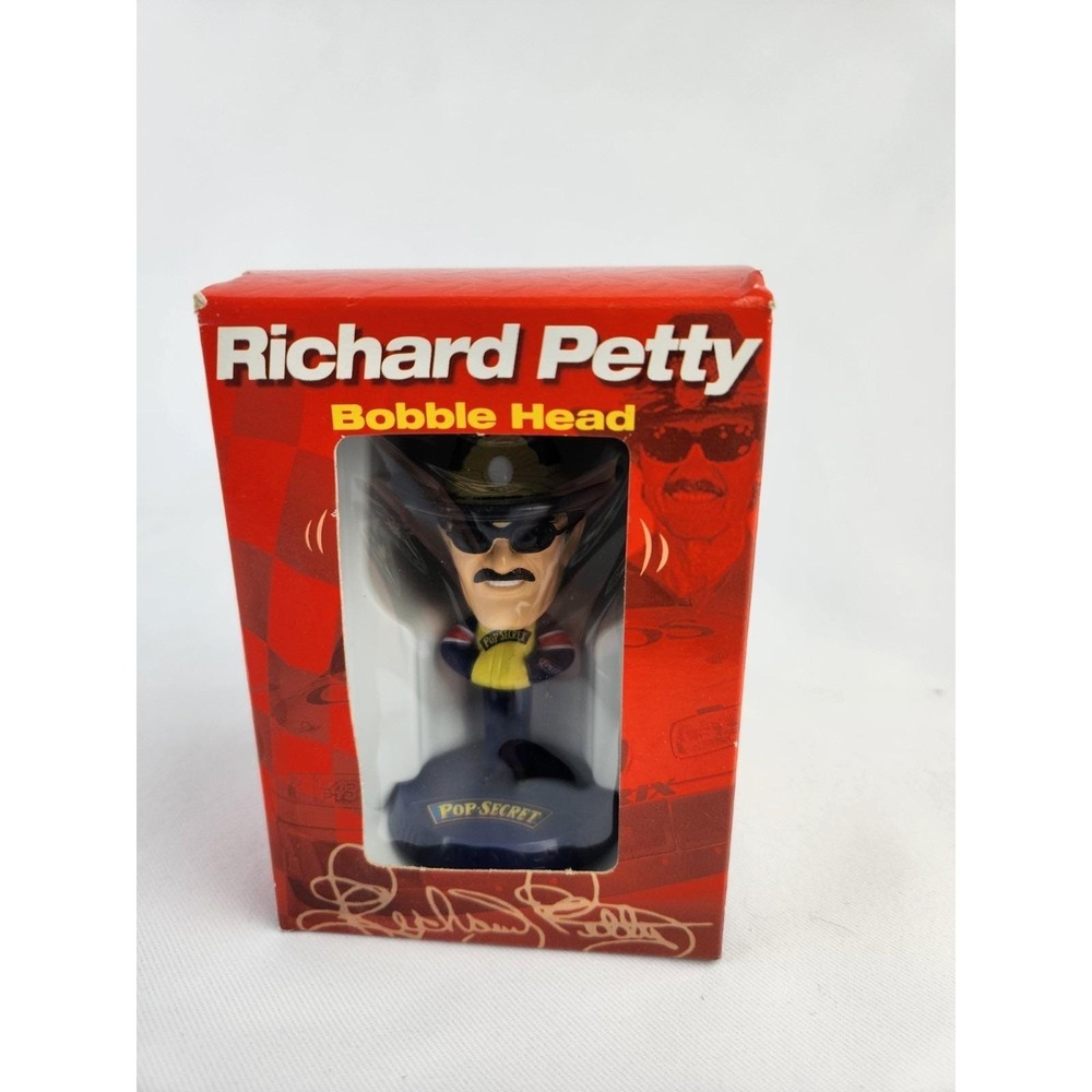 Vtg‎ 2002 Richard Petty #43 Pop Secret Bobblehead NASCAR North Carolina Speedway